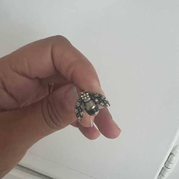 Banana Republic Silver Crystal Stud Earrings - Picture 6 of 8